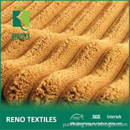 87%Polyester 13%Nylon 1 Wale Upholstery Sofa Cushion Cloth Microfiber Wide Wale Corduroy Fabric